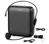 Norwii Amplificatore Vocale Portatile con Microfono Auricolare Cablato e Cintura, Mini Ricaricabile Altoparlante per Insegnanti, Guida Turistica, Allenatori, Presentatori, Riunione, Yoga