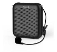 Norwii Bluetooth Amplificatore Vocale Portatile con Microfono Auricolare Cablato e Cintura, Mini Ricaricabile Altoparlante per Insegnanti, Guida Turistica, Allenatori, Presentatori, Riunione, Yoga