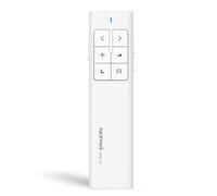 Norwii N99 Wireless Presenter con Air Mouse, Hyperlink ricaricabile Controllo del volume Presentazione Clicker PowerPoint Telecomando Clicker per laptop 2.4GHz (Bianca)