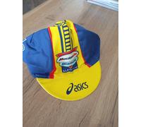 Nos Cappello Bianchi Mercatone Uno Pantani Hat Asics sz S Vintage