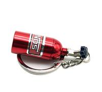NOS CREATIVO NOS MINI MINI Nitrous Ossido Bottiglia Keyring Chain Ring Stash Stash Torbo Keychain Red, KeyFob Stash
