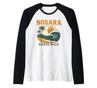 Nosara Costarica Pura Vida Maglia con Maniche Raglan
