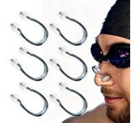 Nose Clip - Keep Water Out While Enhancing Focus On Skill Improvement | Waterproof Non-Slip Silicone 6 pezzi Soft Ergonomic Anti-Choke For Kids Adults Surfing, Diving Water Sports Learning Training