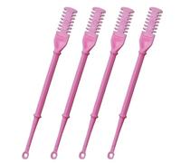 Nose Hair Shaver, Manual 4pcs Double-Ended Trimmer, Stainless Steel Cutter Head, Nose Hair Removal Tool, Compact Design, Portable, Safe and Efficient, Ideal for Home, Dorm, Travel, Business Trip