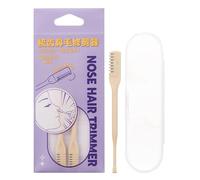 Nose Hair Trimmer, 2 in 1 Nasal Clippers, Nose Hair Clippers with Storage Box, Nose Clippers with Storage Box, Portable Nasal Hair Cutter, Manual Nostril Hair Remover for Nose Ear & Baffi