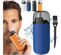 Nose Hair Trimmer, 2 in 1 Nasal Hair Cutter, Portable Nose Hair Trimmer, Ipx7 Waterproof Electric Portable Nose Hair Trimmer, Painless&Precision,Waterproof,USB Rechargeable