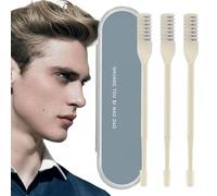 Nose Hair Trimmer - Double Head Manual Nose Hair Cutter, Portable Personal Trimmer | Face Hair Remover Women and Men, Manual Nostril Cleaner, Easy to Use Nose Trimmer, Grooming Tool for Nose Hair