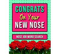Nose Job Word Search: Funny Rhinoplasty Surgery Recovery Present For Women