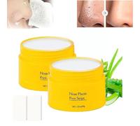 Nose Pore Strips,Blackhead Remover,Deep Cleansing Pore Strips,Black Head Remover Peel Off Mask,Nose Plants Pore Cleanser Purifying Face Mask for Nose,Face Mask (2 pezzi)