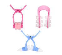 Nose Shaper Clip, Set di 3 Clip Modellanti per Naso in Silicone, Utensili di Bellezza per Rinoplastica Efficiace, Stecca in Ferro per Correzione e Lifting del Naso, per Uso Domestico e Professionale