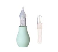 Nose Sucker for Baby - Silicone Nasal Bulb Ear Syringe | Aspiratore nasale con doppi di pulizia nasale per la congestione nasale in rilievo per i (Pink/Blue) Adawd