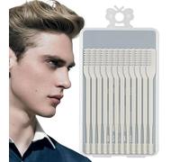 Nose Trimmer - Double Sided Nose Hair Trimmer Manually, Nose Trimmer For Men, Nose Hair Trimmer For Women And Men, 360 Degree Rotate Nostril Cleaning Scissors, Easy Cleaning