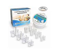 Nose Vent Sinus Relief Dilator (pack Of 8 Various Sizes) - A Simple Snore Stopper Solution for Nasal Snorers - Reusable Snoring-- Product Code 35683