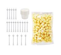 Nose Wax Kit, 20g Cera per peli del naso, Uso semplice e igienico