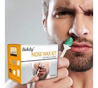 Nose Wax Kit, Cera per Depilazione Kit, Kit cera per rimozione peli naso per cera dura, 50g Pulizia cera per rimozione peli, facile, rapido e indolore