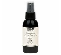 Noseprint Spray Solare per Cani e Gatti SPF 50, 100ml, Resistente all'Acqua, Protezione UVA/UVB, Ipoallergenico, Sicuro se Leccato
