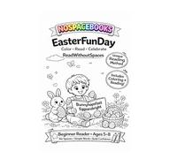 NoSpaceBooks Easter Collection (Stories 1-5): 5 No-Space Reading Stories to Build Confidence in Beginner Readers + Fun Coloring Activities