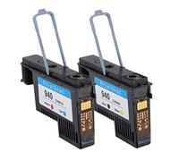 Nosqew 940 C4900A C4901A testina di stampa professionale ugello liscio CMYK compatibile con stampanti Officejet Pro 8000 8500 Series (nero e giallo, rosso e blu)