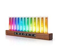 Nosqew Analizzatore di Spettro Visualizzatore Display dello Spettro Musicale a LED Analizzatore Domestico Barra Luminosa del Ritmo Musicale Ad Alta sensibilità con 12