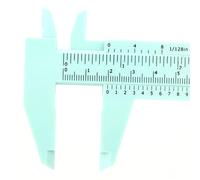 Nosqew Calibro a Corsoio in Plastica, Precisione 150 Mm, 0,05 Mm, Strumento di Misurazione con Scala Meccanica, Scala Graduata, per Gioielli, Misurazione Scolastica Antica (Verde)