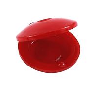 Nosqew Castagnette con dita per bambini, strumento musicale in plastica, giocattolo educativo divertente per bambini, apprendimento del ritmo e interazione genitore-figlio, strumenti (rosso)