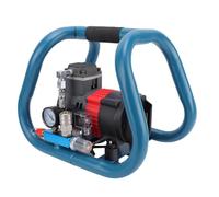 Nosqew Compressore d'aria senza fili, pompa elettrica portatile ricaricabile alimentata a batteria agli ioni di litio per auto, veicolo, officina, garage con 2 batterie, (presa UE)