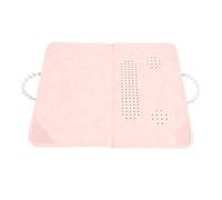 Nosqew Custodia per Laptop da 14 Pollici, Custodia Protettiva Resistente All'Acqua in Pelle PU Rosa Modello Orso con Interno Imbottito e Maniglia Superiore, per Laptop da 14 Polli