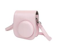 Nosqew Custodia Protettiva per Mini Fotocamera Istantanea Custodia in Pelle PU per Mini 12 con 10 Cornici Colorate Sospese 5 Cornici in Plastica 4 Filtri Colorati Adesivi Album (Rosato chiaro)