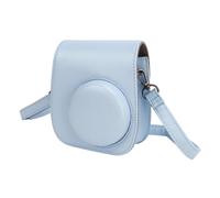 Nosqew Custodia Protettiva per Mini Fotocamera Istantanea Custodia in Pelle PU per Mini 12 con 10 Cornici Colorate Sospese 5 Cornici in Plastica 4 Filtri Colorati Adesivi Album (Blu)