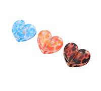 Nosqew Fermagli per Capelli a Forma di Cuore con Magnete Design Seghettato Antiscivolo Tecnologia Magnetica Invisibile Fermagli per Capelli a Forma di Cuore 3D per Donna con Stamp