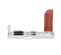 Nosqew Impugnatura a Forma di L per Fotocamera G7XII G7XIII, con Piastra Base a Sgancio Rapido e compatibilità, per Montaggio su Treppiede e Riprese Verticali (Argento)