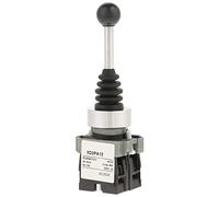 Nosqew Interruttore Joystick Industriale a 2 Posizioni 2NO Bloccato Bidirezionale Autobloccante per Sistemi di Controllo Elettrici XD2PA12 Sostituzione Durevole Impermeabile Resistente