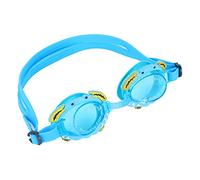 Nosqew Occhialini da nuoto per bambini blu in silicone anti nebbia protezione comoda cinghia regolabile ampia vista bambini piscina occhiali da piscina attrezzi sportivi all'aperto