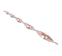 Nosqew Set di 4 decorazioni da giardino riflettenti a spirale per uccelli, efficace deterrente per uccelli, per esterni, giardini, fattorie, balconi, alberi da frutto, materiale PVC, 40 cm