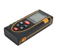 Nosqew SNDWAY - Misuratore di distanza digitale palmare, alta precisione, portatile, strumento autocalibrante per misurare lunghezza, superficie, volume, costruzione, casa, fai da te, nero, 112 x (100