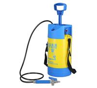 Nosqew Spruzzatore a Pressione da 5 Litri, Spruzzatore Portatile per Prato da Giardino con Valvola Limitatrice di Pressione e Manometro per Irrigazione e Lavaggio Oculare di Emerg