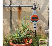 Nosqew Timer di Irrigazione Automatico Intelligente, Centralina di Controllo Dell'Irrigazione con Valvola a Sfera Elettrica Integrata e Programmazione Oraria per di Irriga