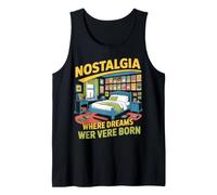 Nostalgia - Carta da scambio, Stile retrò, da Parete Canotta