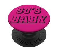 Nostalgia Lover Retro Born 90s Baby Vibes PopSockets PopGrip Adesivo