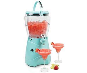 Nostalgia Macchina per Bevande Fredde e Margarita per Casa Maker di Slushy da 3,7 L con Beccuccio in Acciaio Inossidabile Facile da Pulire e Doppi Isolamenti Aqua