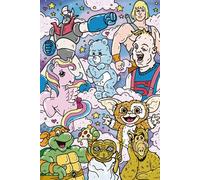 Nostalgia Notebook: Retro Journal for 90s Kids with Cute Cartoon Style.