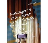 Nostalgia TV Brain Boost: 3-in-1 Classic Television Puzzle Collection: 45 Easy-to-Read Puzzles - TV Trivia Cryptograms, Classic Show Word Searches & Television Word Scrambles