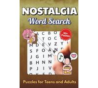 Nostalgia Word Search Puzzle Book: Word searches with easy to read print about Nostalgia, Regret , Sentiment and more | 6 x 9 inches, 110 pages | 50+ ... Gift for vacations, Holidays and Free Times