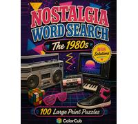 Nostalgia Word Search: The 1980s - Large Print