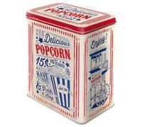Nostalgic-Art 30144, USA, Popcorn, Vorratsdose L Contenitori per Alimenti, Plastic, Multicolore, 14 x 2 x 1