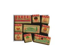Nostalgic-Art 40361138305 Fairy Cakes - Delicious - Idee Regalo per la Cucina, Decorazione del Frigorifero, Design Vintage, 9 Pezzi, 9 unità