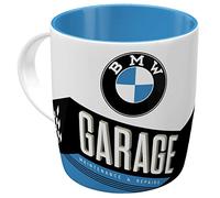 Nostalgic Art 43035 Tazza BMW Garage, Ceramica, 8,5 x 13 x 9 cm, Bianco,Nero e Azzurro