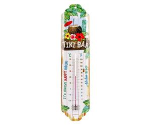 Nostalgic-Art 80335 - Tiki Bar - Termometro vintage per decorazione, 6,5 x 28 cm