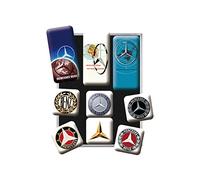 Nostalgic-Art 83103 Set di 9 Magneti Plastica 7 X 9.3 X 2 cm Bunt