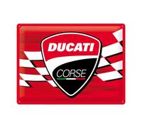 NOSTALGIC ART Cartello Grande 30x40cm Ducati corse